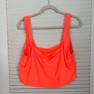 Fashion Nova Neon Orange Swim Top